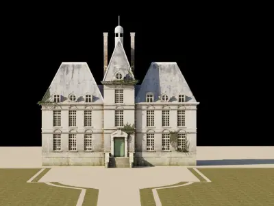 Moulinsart - Marlinspike Hall - The Adventures of Tintin 3D model