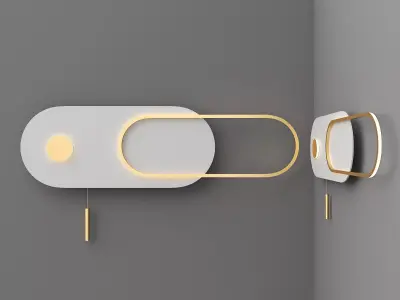 Pellieto Wall Light 3D model