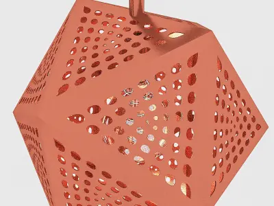 Bronze Loft Lamp Set 3D model