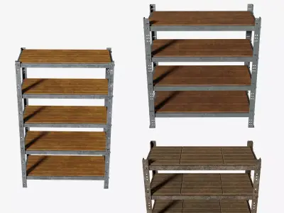 Rack Metals Series ContainerKeepItems G4 N10-12 3D model