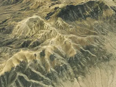 Mountain landscape 3D model