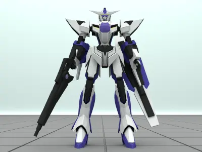 CB-001 1 Gundam 3D model