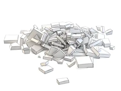 Stone Blocks Rubble 3D model purchase