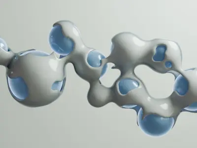 Abstract Sci-Fi Animation 3D model