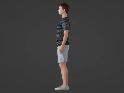 Trendy Teenager 3D model