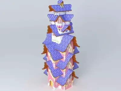 Dialectic Pagoda Free 3D model