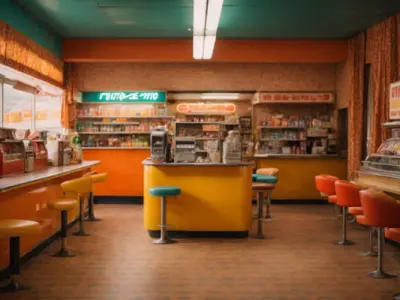 1970s Kitch Interior Scenes Texture