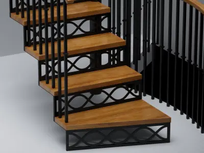  spiral staircase 3D model
