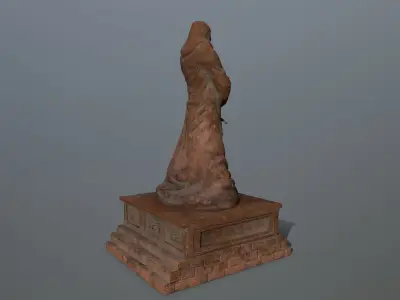 statue Low-poly 3D model