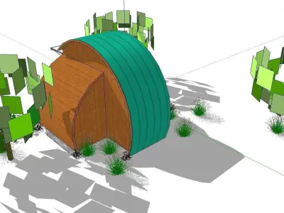 Creative Design-Holiday Cabin-013 3D model