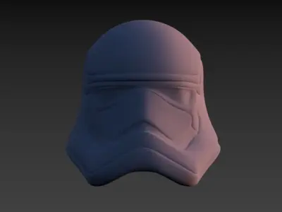 First Order Stormtrooper Helmet  3D model