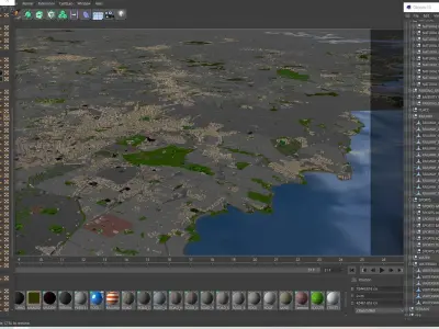 Sydney City 3d model October 2021 Low-poly 3D model