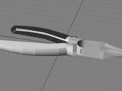 Mechanical Handtools - Long-nose Pliers 3D model