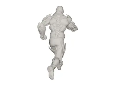 Superhero concept 3D model order