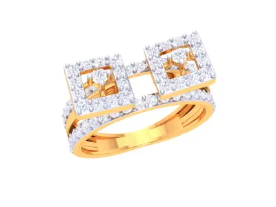 Women Ring  Render 3dm STL OBJ FBX Details 3D print model 150