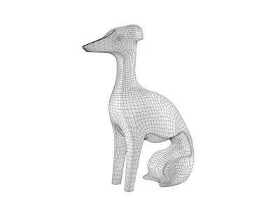 JONATHAN ADLER Ceramic Whippet 3D model