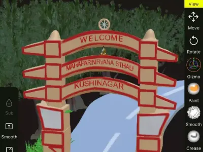 Kushinagar Gate 3D model