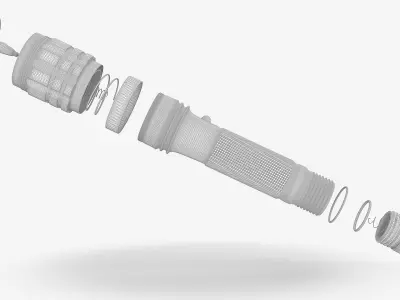 Flash Light 3D model purchase
