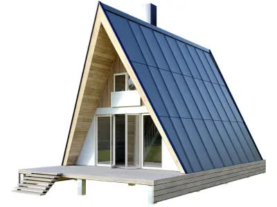 A-Frame House 3D model