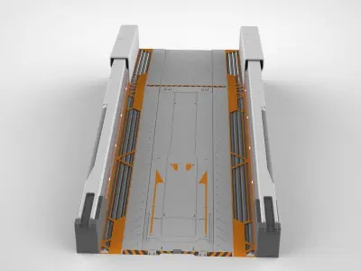 Sci-Fi architecture Elements collection 13 3D model