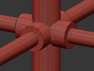 Aballs Chandelier 3D model