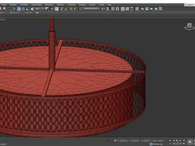 Jules Pendant Light Low-poly 3D model