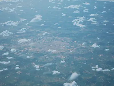 Huazhou China City Landscape 3D Model 3D model