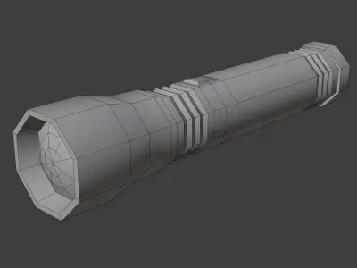 Flashlight - Hand Painted 3D model