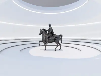 VR Museum Exhibition Art Gallery 3D model