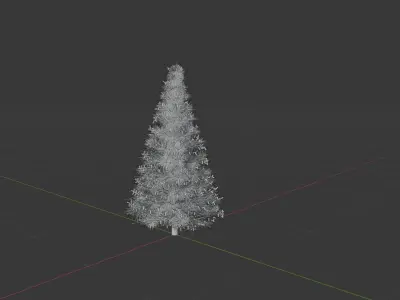Christmas Tree  Low-poly 3D model