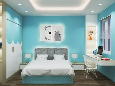 Room of Daughter Free 3D model