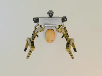 forklift skibidi toilet 3D model