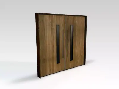 Modern Double Door  3D model