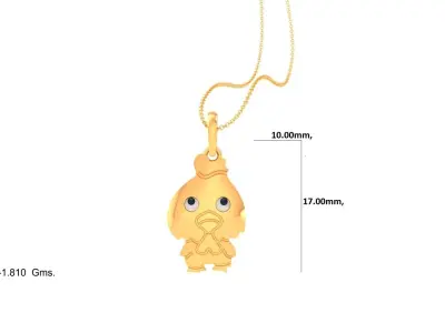 Kids Pendant - 18 3D print model