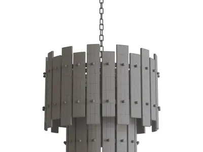 Chandelier Caprera Low-poly 3D model