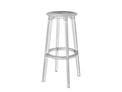 13 Bar Chair 3D model