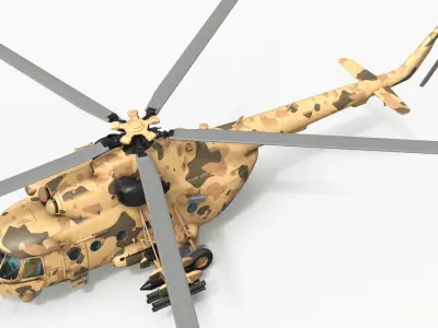 Tactical Military Helicopter Simplified 