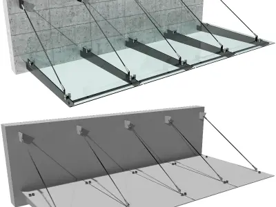 GLASS CANOPY NO14 A 3D model