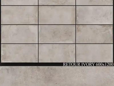 Flaviker Retour Ivory 600x1200 3D model