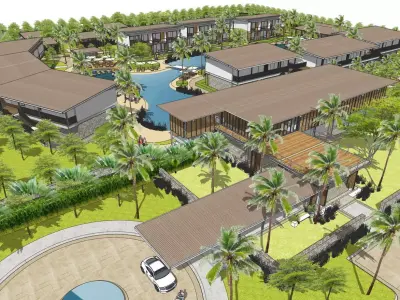 RESORT MASTER PLAN  3D model