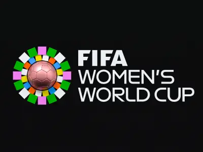  world cup female logo fifa 3D model