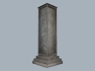 monolith Low-poly 3D model