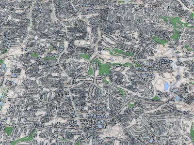 Atlanta City Georgia United States 3D model