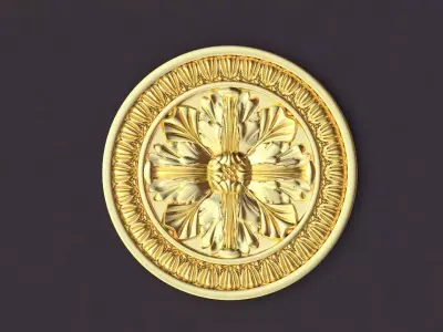 rosette dekor 3D model 34