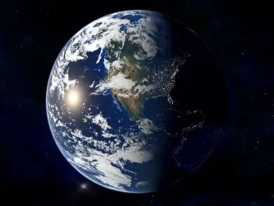 Ultra High Deffinition Earth 3D model