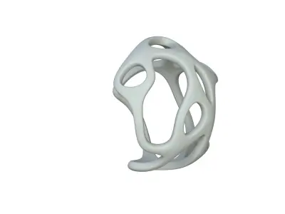 SciFi Cube Object No 34893 Low Poly Shape Texture