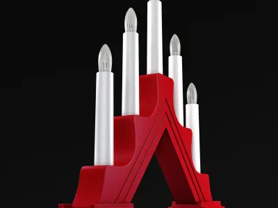 Christmas Advent Lights v 1 3D model