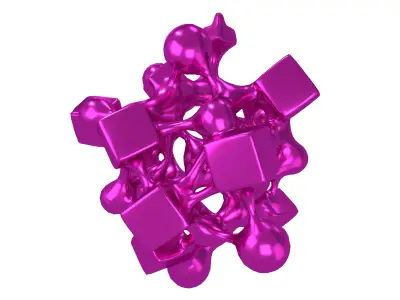 Abstract Shape v44 006 Low-poly 3D model