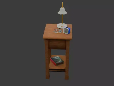 Bedside Table 3D model