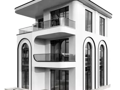Modern House No41 A 3D model